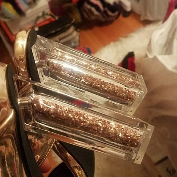 Fashion nova heels, rose gold worn once - Picture 3 of 4